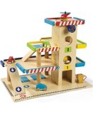 GARAGE EN BOIS 3 ETAGES - JANOD - J05715 - JOUET EN BOIS