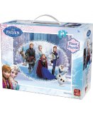 GRAND PUZZLE ENFANT DISNEY : LA REINE DES NEIGES - ELSA ET SES AMIS 24 PIECES - KING - 5272