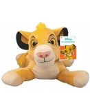 GRANDE PELUCHE DISNEY LE ROI LION AVEC SONS COUCHEE : SIMBA 50 CM - LICENCE DISNEY