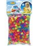 HAMA - 8472 - LOISIRS CREATIFS - PERLES - SACHET DE 500 PERLES FLUO MAXI