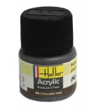 HELLER - CHOCOLAT MAT - N98 - PEINTURE POUR MAQUETTE