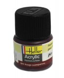HELLER - ROUGE TRANSPARENT - N321 - PEINTURE POUR MAQUETTE