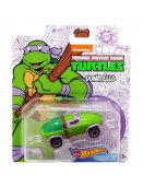 HOT WHEELS : TORTUES NINJA VOITURE DONATELLO - VEHICULE MINIATURE VERT ET VIOLET - TMNT - TURTLES - MATTEL GJJ04