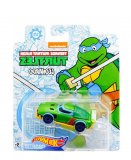  HOT WHEELS : TORTUES NINJA VOITURE LEONARDO - VEHICULE MINIATURE VERT ET BLEU - TMNT - TURTLES - MATTEL GJJ03