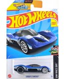 HOT WHEELS VEHICULE RACE DAY : GROUP C FANTASY - VOITURE MINIATURE METAL 1:64 BLEU ET BLANC - COLLECTION LETS RACE - MATTEL - HTC74