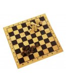 JEU D'ECHECS EN BOIS 29 x 29 CM - LONGFIELD GAMES - JEU DE STRATEGIE