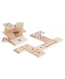 JEU DE 28 DOMINOS GEANTS XXL EN BOIS - PLEIN AIR - JEU DE REFLEXION