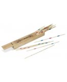 JEU DE MIKADO EN BOIS 25 CM AVEC PLUMIER - JEU DE SOCIETE