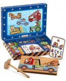 JEU DE TAP TAP VEHICULES - DJECO - DJ06641 - JEU DE CONSTRUCTION