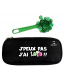 KIT LOTO BINGO 3 EN 1 : TROUSSE + BATON MAGNETIQUE + 100 PIONS VERT - CARTALOTO - ACCESSOIRES JEU, MATERIEL