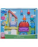 LA MAISON AVENTURE DE PEPPA PIG + 4 FIGURINES + VOITURE + 6 ACCESSOIRES - MAISON - FIGURINE PEPPA LE COCHON - HASBRO - F3659