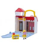 LA PETITE CASERNE DE POMPIERS PEPPA PIG - MINI UNIVERS TRANSPORTABLE - PEPPA LE COCHON