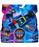 LA SUPER PAT PATROUILLE LE FILM : CHASE ET VOITURE DE POLICE SON ET LUMIERE - FIGURINE CHIEN - VEHICULE DE LUXE - PAW PATROL THE MIGHTY MOVIE