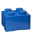 LEGO BOITE DE RANGEMENT 4 PLOTS BLEUE - BRIQUE DE RANGEMENT LEGO