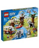 LEGO CITY 60307 LE CAMP DE SAUVETAGE DES ANIMAUX SAUVAGES