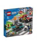 LEGO CITY 60319 LE SAUVETAGE DES POMPIERS ET LA COURSE-POURSUITE DE LA POLICE
