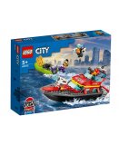 LEGO CITY 60373 LE BATEAU DE SAUVETAGE DES POMPIERS