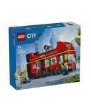 LEGO CITY 60407 LE BUS ROUGE A DEUX ETAGES