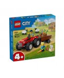 LEGO CITY 60461 TRACTEUR AGRICOLE ROUGE AVEC REMORQUE ET MOUTONS