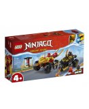 LEGO NINJAGO 71789 LE COMBAT EN VOITURE ET EN MOTO DE KAI ET RAS