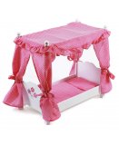 LIT A BALDAQUIN EN BOIS PRINCESSE POUPEE - BAYER CHIC 2000 - 50799 - LIT POUPON