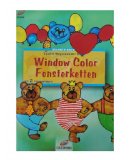 LIVRE WINDOW COLOR - ANIMAUX : LES OURS - MOTIF PEINTURE POUR FENETRE