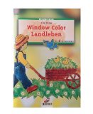 LIVRE WINDOW COLOR - LE JARDIN - MOTIF PEINTURE POUR FENETRE