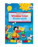 LIVRE WINDOW COLOR - LES ENFANTS ET LE CHIEN - MOTIF PEINTURE POUR FENETRE