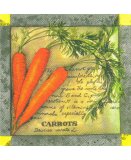 LOT DE 20 SERVIETTES EN PAPIER CAROTTES - RECETTE DE CUISINE - SERVIETTAGE