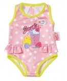 MAILLOT DE BAIN ROSE AVEC PETIT CANARD JAUNE BABY BORN - HABIT POUPEE 43 CM - ZAPF CREATION (ZA30)