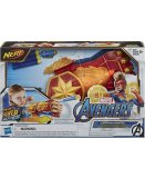 MAIN CAPTAIN MARVEL AVEC LANCE FLECHETTES NERF POWER MOVES - AVENGERS SUPER HEROS - E7378