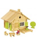 MAISON EN RONDINS 135 PIECES - JEUJURA - 8043 - CONSTRUCTION EN BOIS