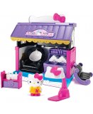 MAISON MAGIQUE 2 EN 1 HELLO KITTY : SALON & BOUTIQUE - BLUE BOX - MINI UNIVERS