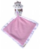 MARIE CHAT GRAND DOUDOU PLAT ROSE ET BLANC 24 X 24 CM - PELUCHE DISNEY - NICOTOY