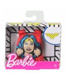 MATTEL - FXJ94 - BARBIE DEBARDEUR WONDER WOMAN ROUGE - TOP DC - TENUE - HABIT - ACCESSOIRE POUPEE