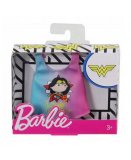 MATTEL - FXJ96 - BARBIE DEBARDEUR WONDER WOMAN BLEU ET ROSE - TOP DC - TENUE - HABIT - ACCESSOIRE POUPEE