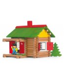 MON CHALET EN BOIS 100 PIECES -  JEUJURA - 8002 - MAISON FORESTIERE - JEU CONSTRUCTION