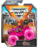 MONSTER JAM CATEVERA - VEHICULE MINIATURE 1/64 METAL ROSE - SPIN MASTER