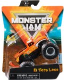 MONSTER JAM EL TORO LOCO - VEHICULE MINIATURE METAL ORANGE ET JAUNE - SPIN MASTER