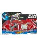 PACK DE 2 VAISSEAUX STAR WARS TIE FIGHTER ET GHOST 6.5CM - HOT WHEELS - MATTEL - DLP58