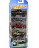 PACK DE 5 VEHICULES HOT WHEELS : REMOTE ADVENTURES - MATTEL - HTV53 - SET VOITURES MINIATURES