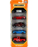 PACK DE 5 VEHICULES MATCHBOX : MBX HIGHWAY II - MATTEL - HFH04 - SET VOITURES MINIATURES - PICK UP