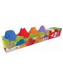 PACK SUPER SAND 4 POTS AVEC MOULES + 2 GRATUITS - SABLE MAGIQUE - GOLIATH - 83791