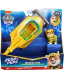 PAT PATROUILLE AQUA PUPS : RUBEN ET SON SOUS-MARIN REQUIN-MARTEAU - FIGURINE CHIEN - VEHICULE DE LUXE - PAW PATROL - SPIN MASTER - 20140366