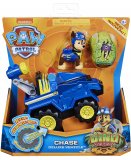 PAT PATROUILLE CHASE ET SON QUAD TOUT TERRAIN DE POLICE + DINOSAURE MYSTERE - FIGURINE CHIEN - PAW PATROL DINO RESCUE