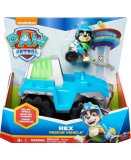 PAT PATROUILLE CHIEN REX ET SON 4 X 4 TOUT-TERRAIN - FIGURINE CHIEN - PAW PATROL - SPIN MASTER - 20135679