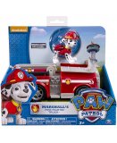 PAT PATROUILLE MARCUS AVEC CAMION DE POMPIER GRANDE ECHELLE - FIGURINE CHIEN - PAW PATROL - SPIN MASTER - 20114322