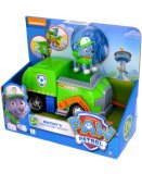 PAT PATROUILLE ROCKY AVEC CAMION POUBELLE - FIGURINE CHIEN - PAW PATROL - SPIN MASTER 