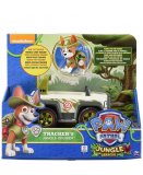 PAT PATROUILLE TRACKER ET SA JEEP - FIGURINE CHIEN - PAW PATROL JUNGLE RESCUE - SPIN MASTER - 20116039