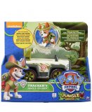 PAT PATROUILLE TRACKER ET SA JEEP - FIGURINE CHIEN - PAW PATROL JUNGLE RESCUE - SPIN MASTER - 20116039